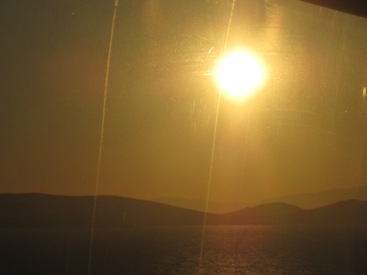 pictures of the sun Mykonos Greece