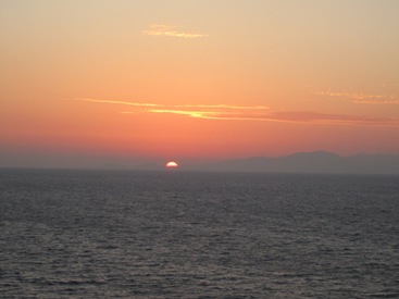 picture of the sun Rhodes Greece