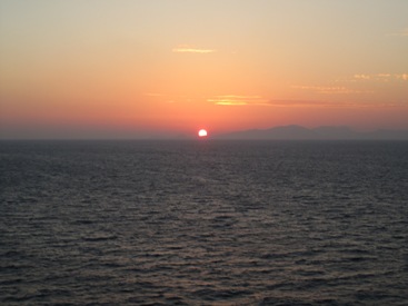 picture of the sun Rhodes Greece