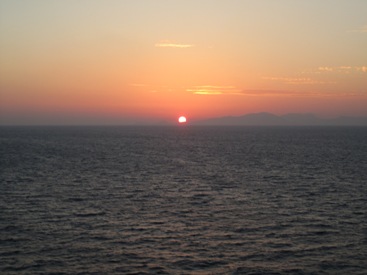 picture of the sun Rhodes Greece