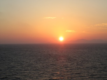 picture of the sun Rhodes Greece