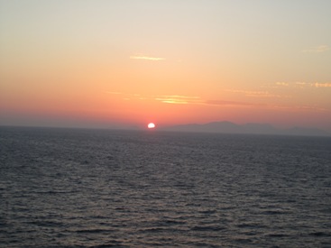 picture of the sun Rhodes Greece