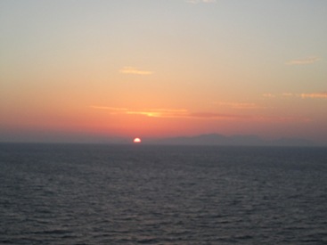 picture of the sun Rhodes Greece