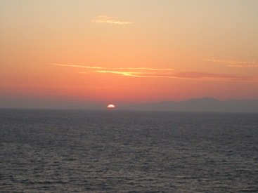 picture of the sun Rhodes Greece