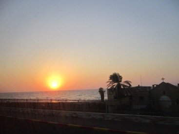 pictures of sunset Tel Aviv Israel